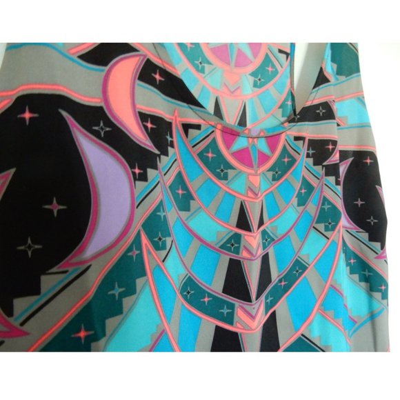 Mara Hoffman Lunar Eclipse Turquoise Racerback Tank Top Size S - Picture 3 of 5